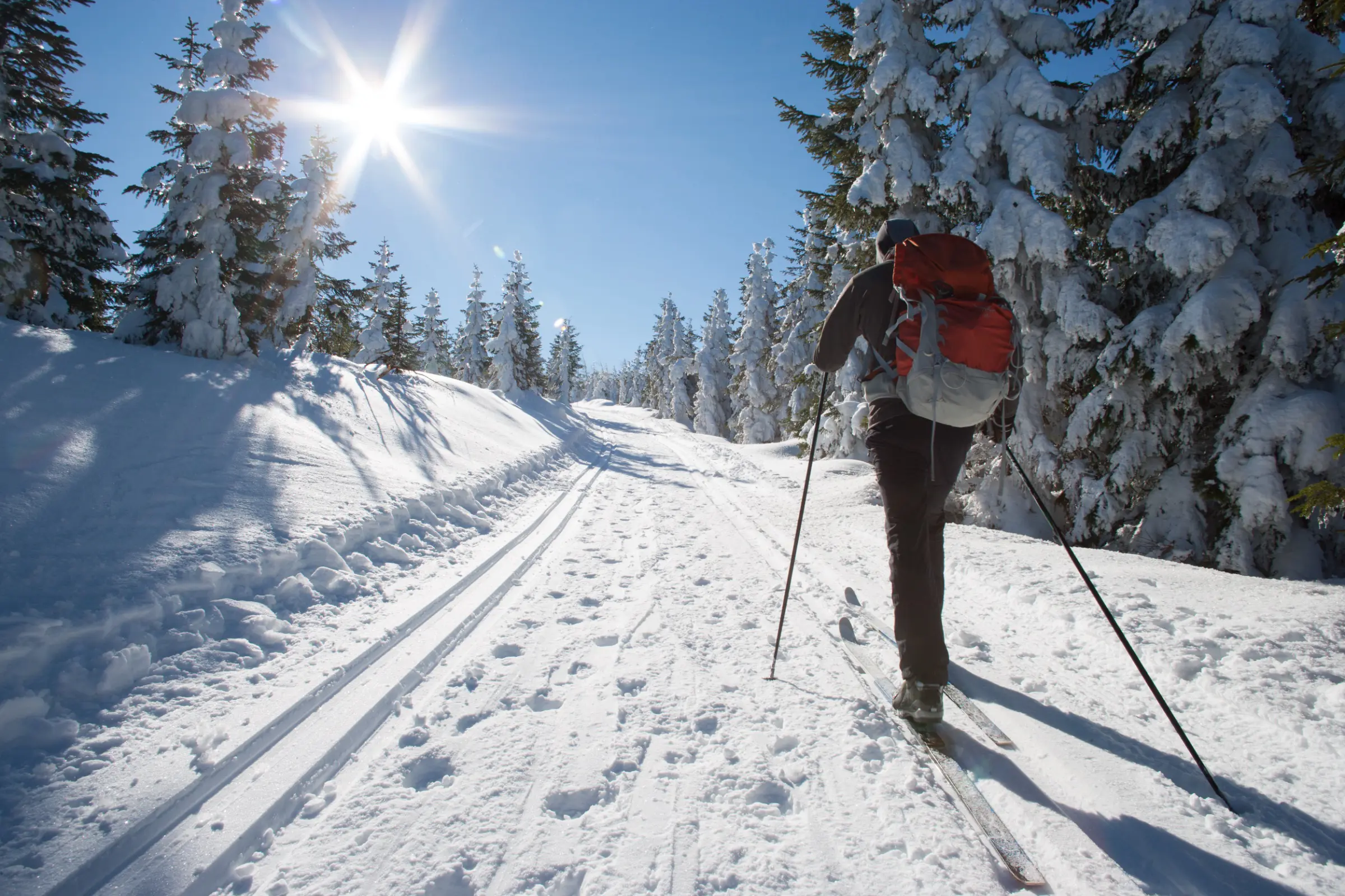 Cross-country skiing in Jakuszyce