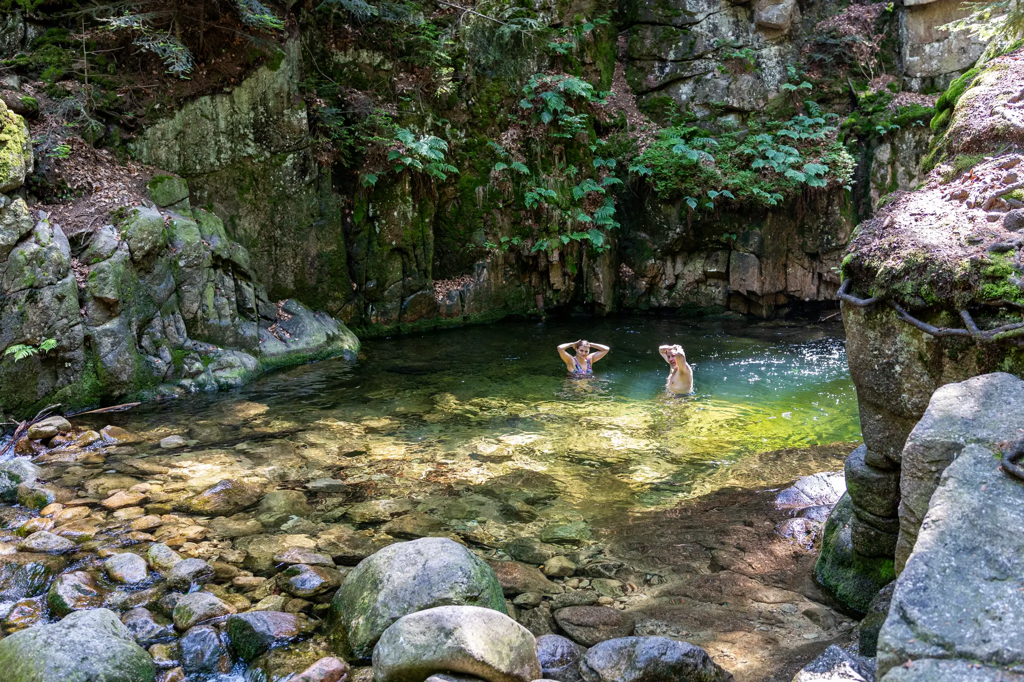 Winter swimming in Przesieka